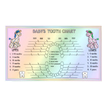 Babies Tooth Chart posters
