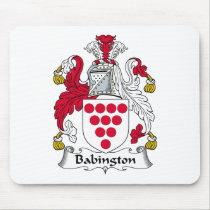 Babington Family Crest Mousepad