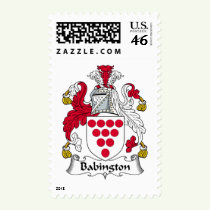 Babington Family Crest Stamps