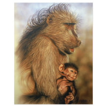 Baboon & Baby Prints Customized Letterhead
