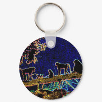 Baboon on Tree from Junglewalk,com keychains