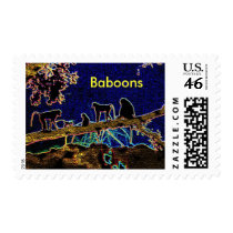 Baboon on Tree from Junglewalk,com postage