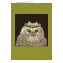 Babs the owlet card