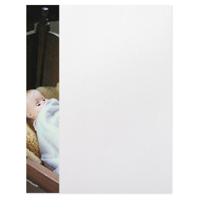Babt Doll in Cradle Personalized Letterhead by SusanSavad