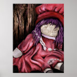babtized. baby doll. oil painting. print