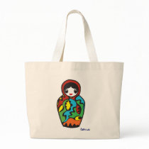 Babushka - Matryoshka Tote Bag