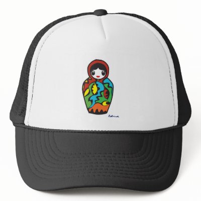 Babushka - Matryoshka Hat by Katrinell