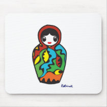 Babushka - Matryoshka Mousepads