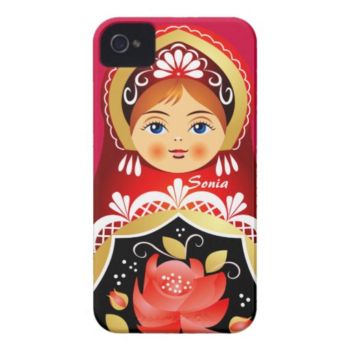 Babushka Matryoshka  Russian Doll iPhone Case iPhone 4 Case-Mate Cases