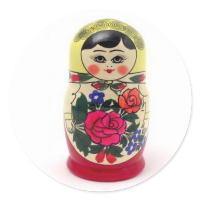 babushka stickers by greenrosestormcloud