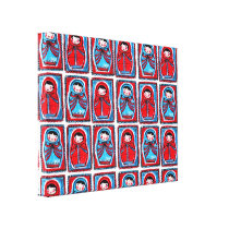 babushka wrapped canvas