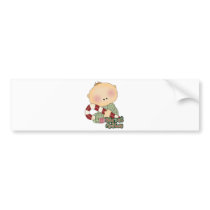 baby 1st christmas baby boy bumper stickers