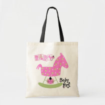 bag, tote, baby, baby-shower, pregnant, party, women, horse, shower, birthday, Bag with custom graphic design