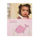 Baby 2nd Birthday Party Dolphin Invite Card Postcards