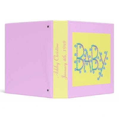 Baby 3-Ring Binder/Photo Album by IsabelDC
