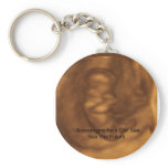 baby 3d 11 weeks key chain