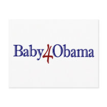 Baby 4 Obama postcards