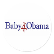 Baby 4 Obama stickers