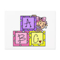 Baby ABC Tshirts and Gifts postcards