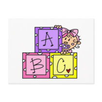 Baby ABC Tshirts and Gifts postcards