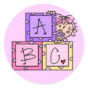 Baby ABC Tshirts and Gifts stickers