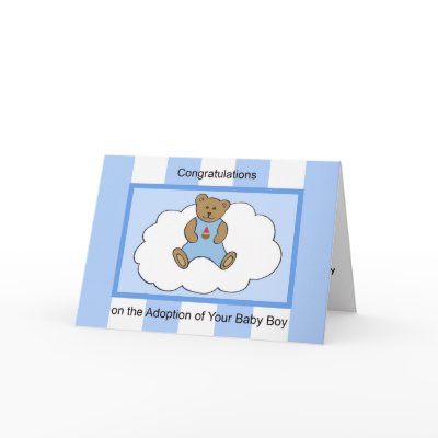 Baby Adoption on Baby Adoption Card    Baby Boy From Zazzle Com
