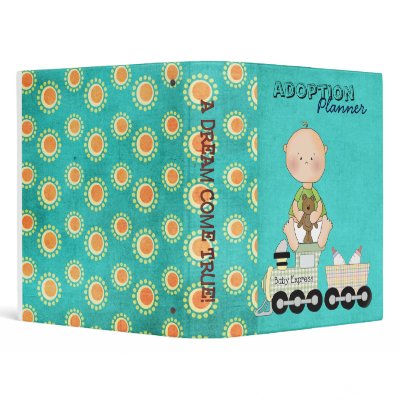 baby adoption planner organizer 3 ring binder by adoption_gifts