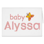 Baby Alyssa Cards Baby Alyssa Cards