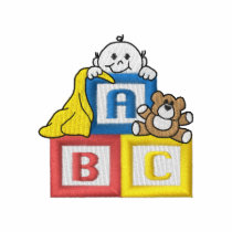 Baby and Blocks embroidered shirts