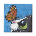 Baby and the Viceroy - Cat Magnet