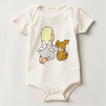 Baby angel and puppy t-shirts by ZazzleDayz Baby angel and puppy t-shirts