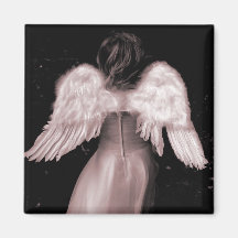 Baby Angel Breaking Free Magnet