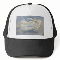 Baby Angel Wings Sleeping in God's Hand Hats