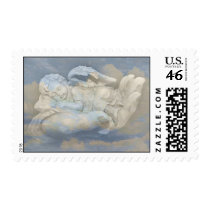 Baby Angel Wings Sleeping in God's Hand postage by KahunaLuna Baby Angel Wings Sleeping in God's Hand postage