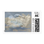 Baby Angel Wings Sleeping in God's Hand Stamps