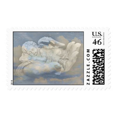 Baby Angel Wings Sleeping in God's Hand Stamps by KahunaLuna