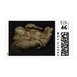 Baby Angel Wings Sleeping in Hand Postage Stamps