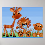 Baby Animal Wall Decor Posters