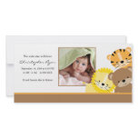 Baby Animals Baby Photo Birth Annoucement photo cards