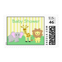 Baby Animals Baby Shower Postage Stamp
