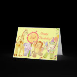 Baby Animals: Birthday Card for Children
