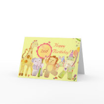 Baby Animals: Birthday Card for Children