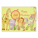 Baby Animals: Birthday Card for Children