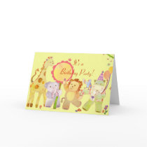 Baby Animals: Birthday Party Invitation for Kids cards by daphne1024 Baby Animals: Birthday Party Invitation for Kids cards