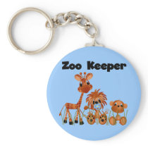 Baby Animals Zoo Keeper Tshirts and Gifts Keychain