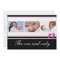 Baby Announcement Information invitations