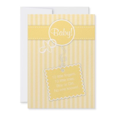 Baby! Announcement (Invitation) by DesignChicklet