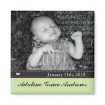 Baby Announcement Magnet