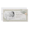 Baby Announcement Personalized photo card photo cards