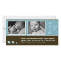 Baby Announcement Photo Card photo cards by SoCalTeeShirts Baby Announcement Photo Card photo cards
